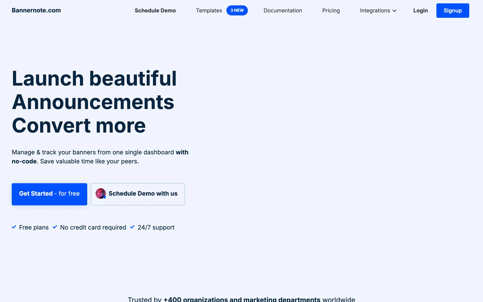 Bannernote.com screenshot