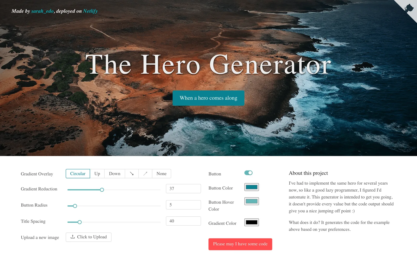 Hero Generator screenshot