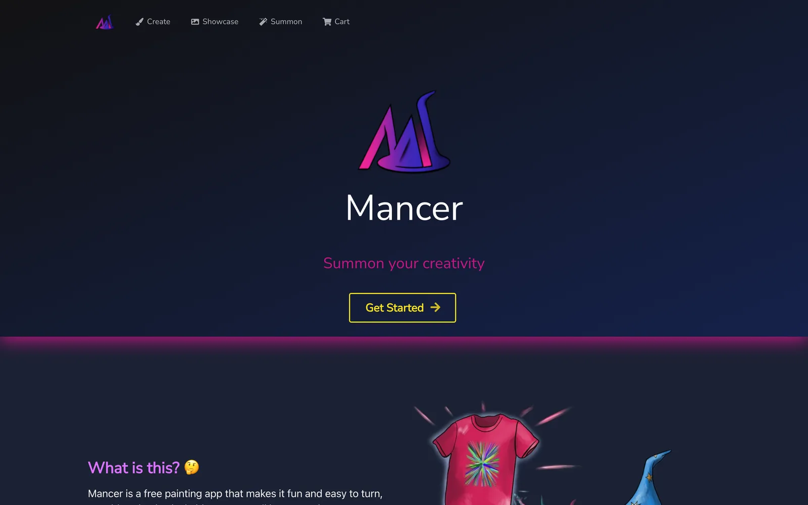 Mancer screenshot