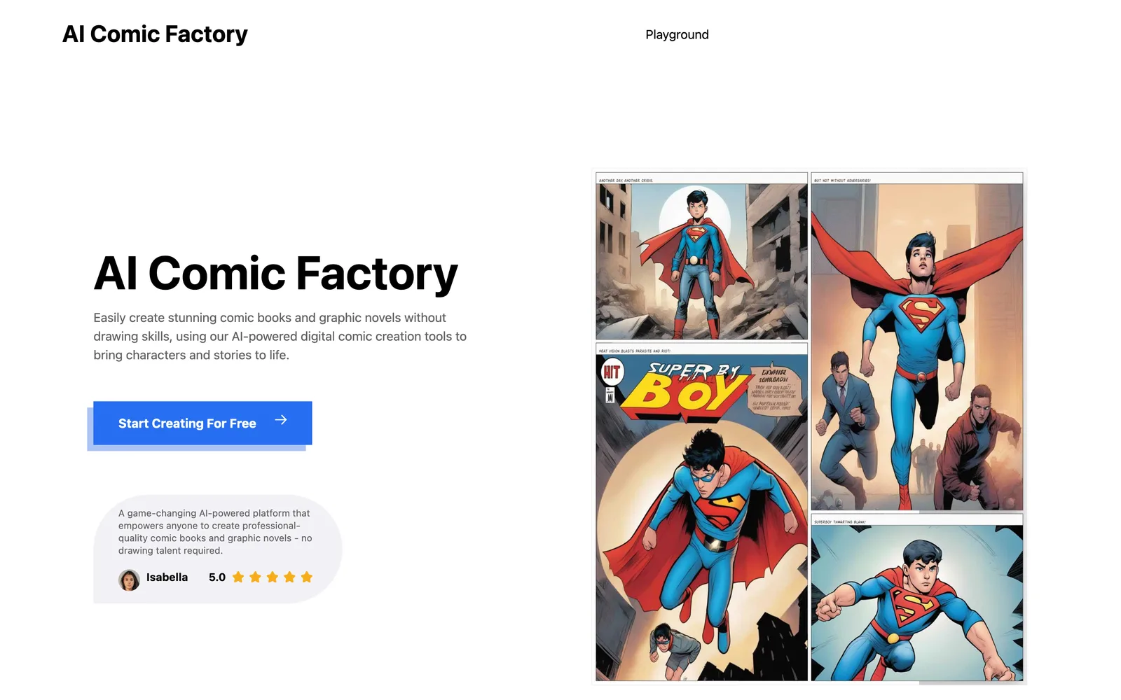 AI Comic Factory screenshot