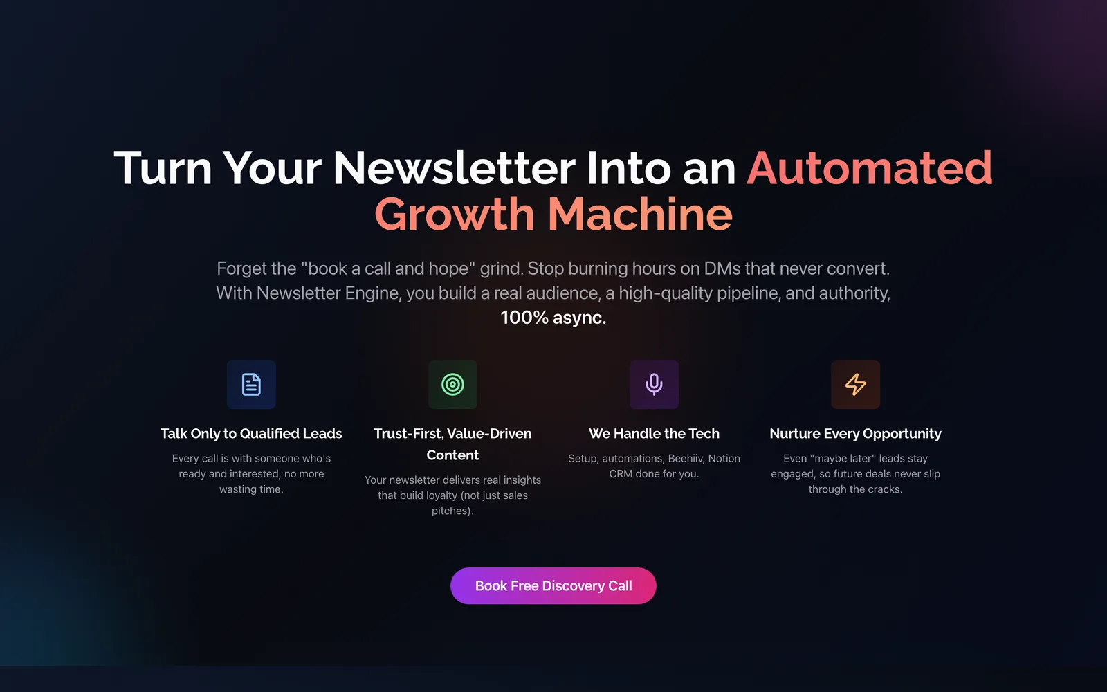Free Newsletter Strategy Generator screenshot