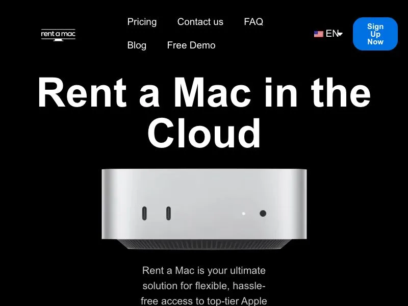 Rent a Mac screenshot