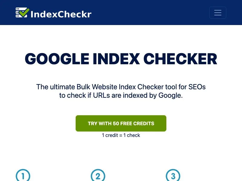 IndexCheckr screenshot