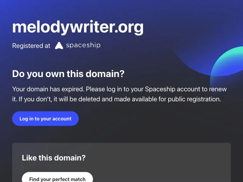 Melody writer screenshot