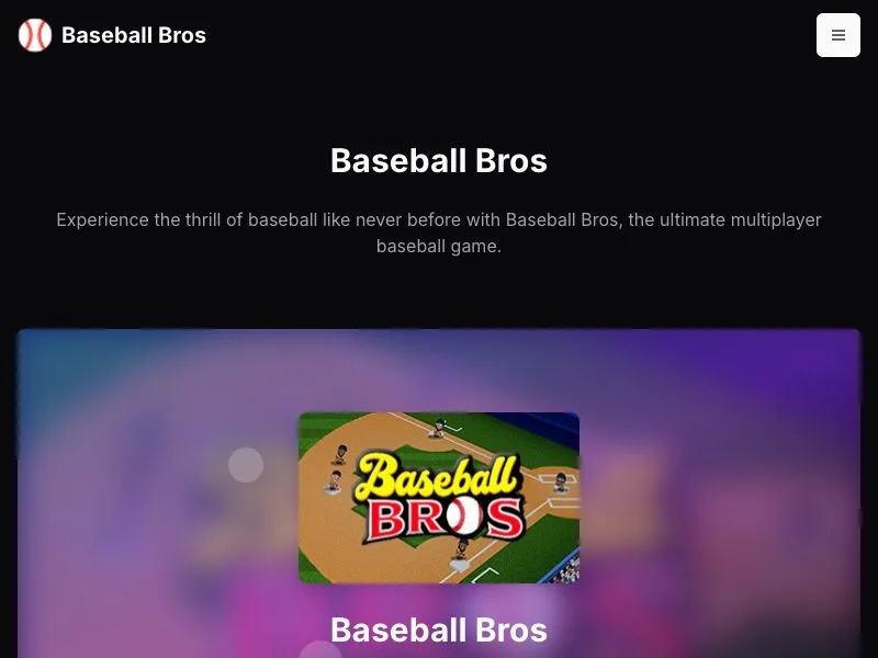 Baseball Bros screenshot