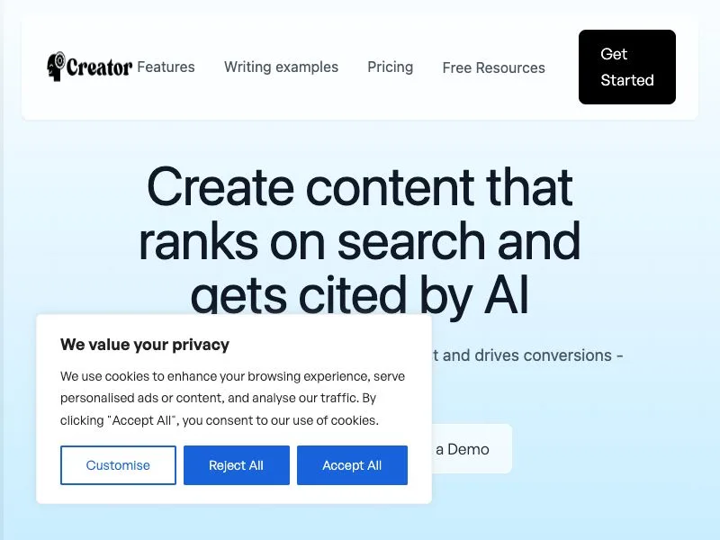 Creator screenshot