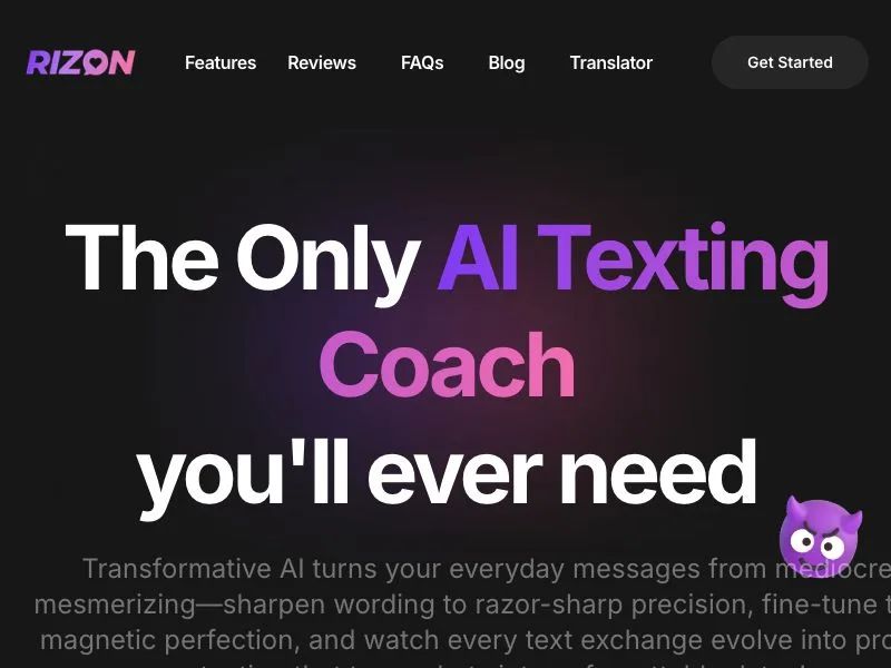 Rizon App screenshot
