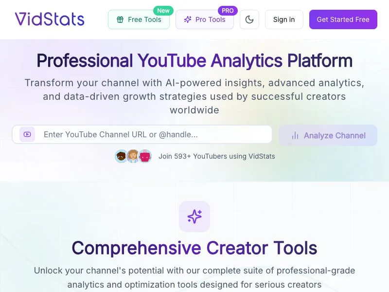 VidStats screenshot