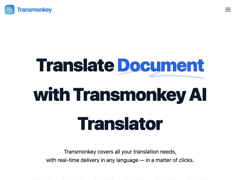 Transmonkey screenshot