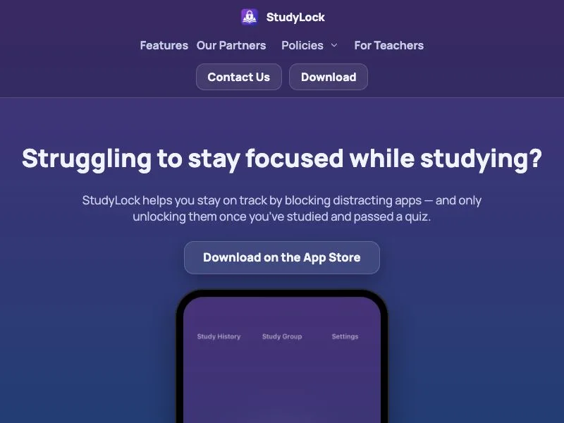 StudyLock screenshot