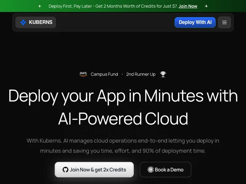 Kuberns screenshot