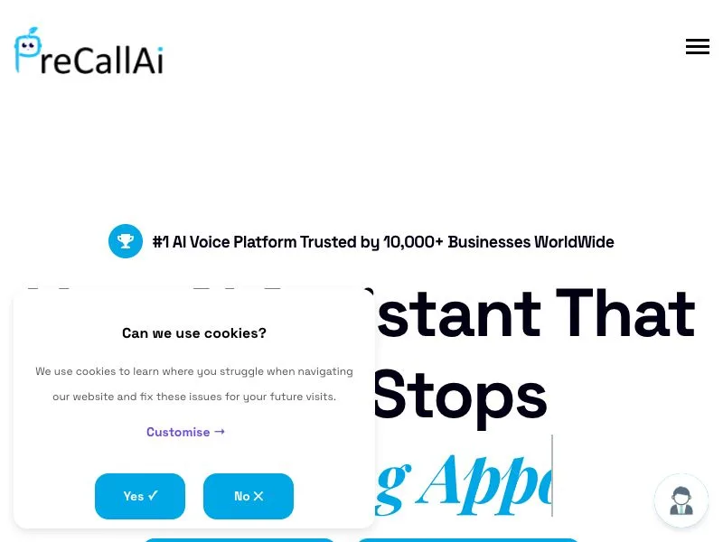 PrecallAI screenshot