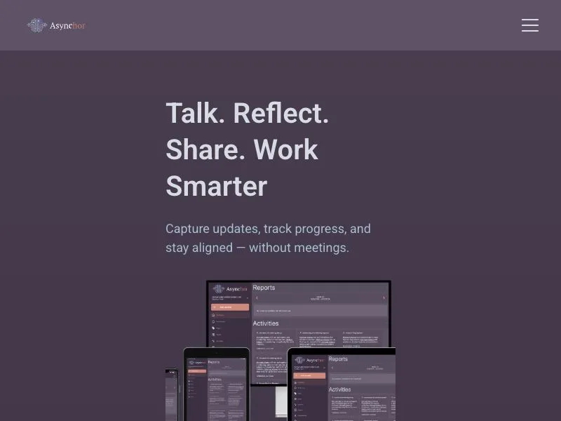 Asynchor screenshot