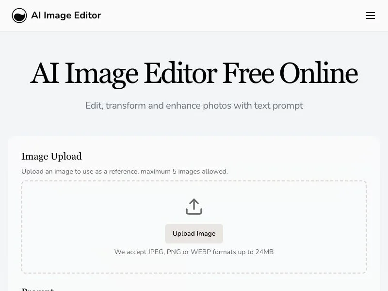 AI Image Editor