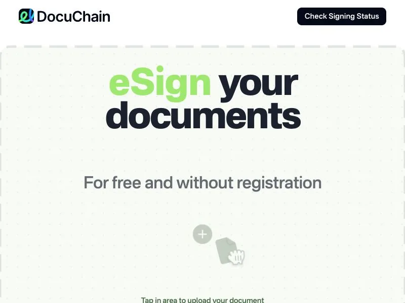 DocuChain screenshot