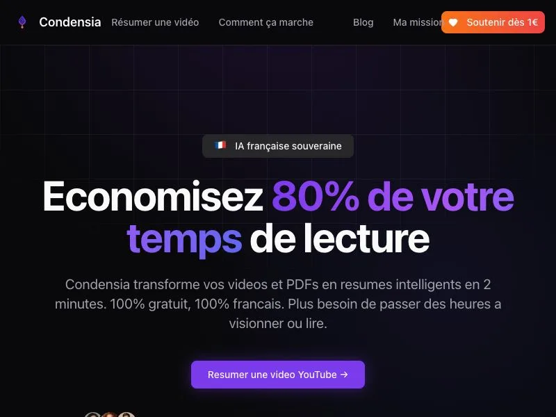 Condensia screenshot