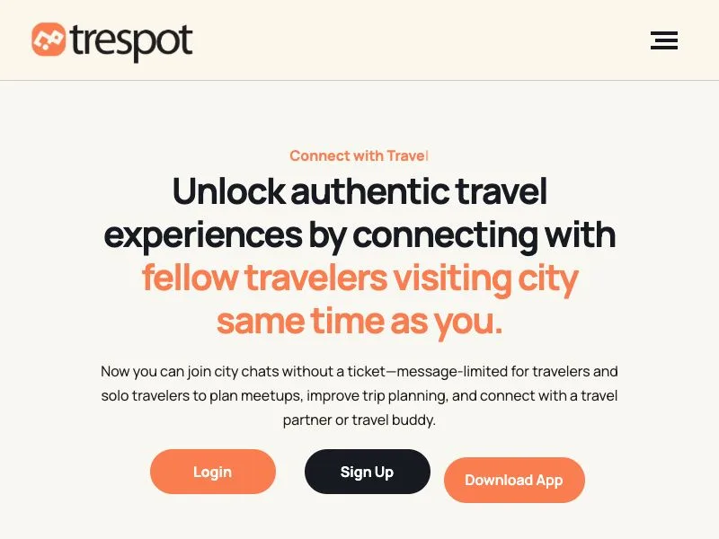 Trespot screenshot
