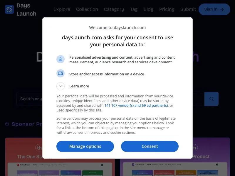 Days Launch screenshot