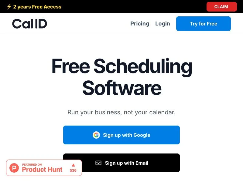 Cal ID screenshot