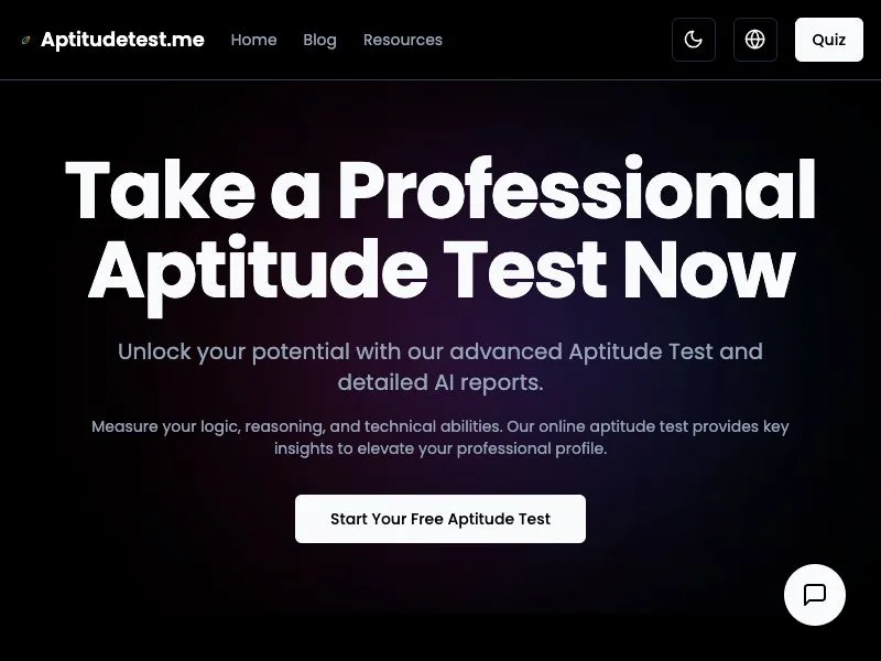 aptitudetest screenshot