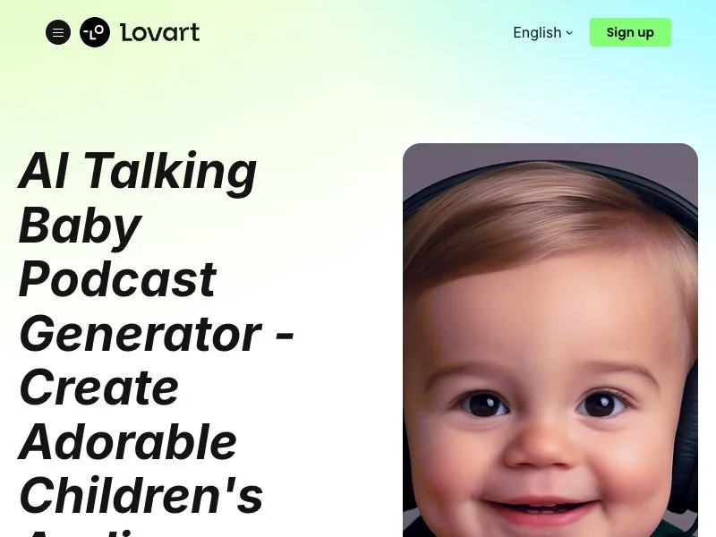Lovart-Al Baby Podcast Generator