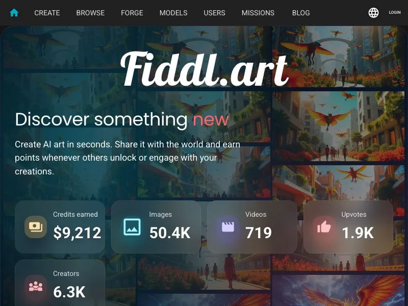 Fiddl.art screenshot