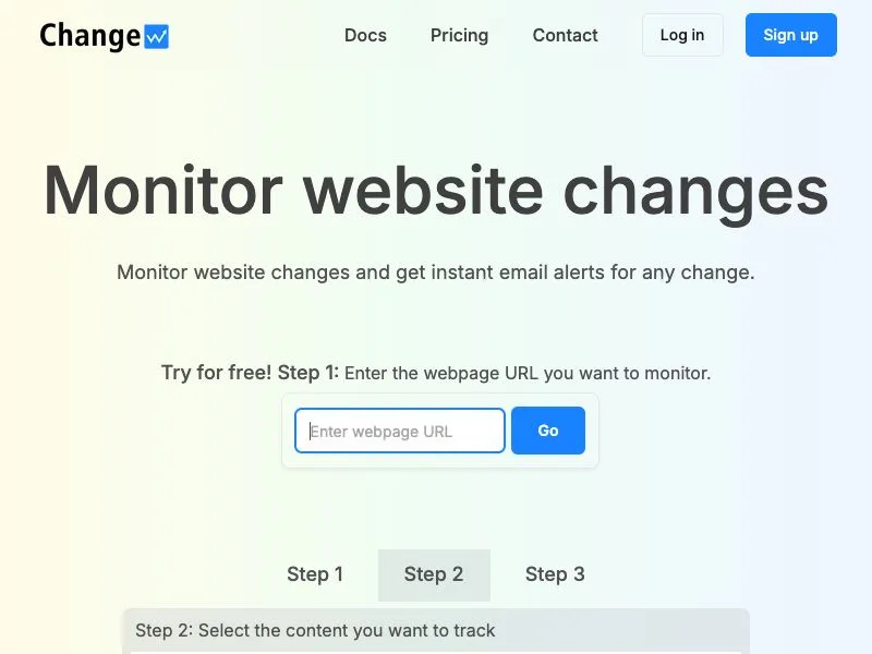 Changew screenshot