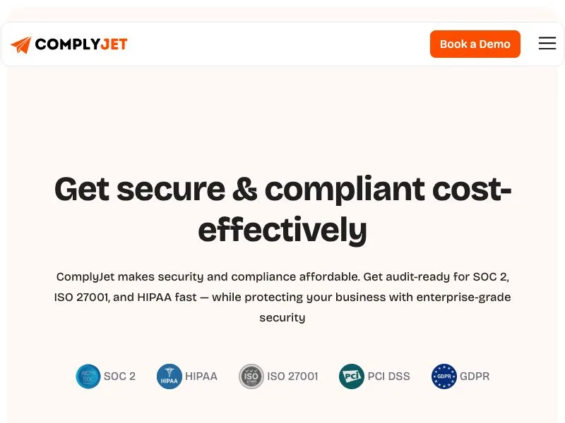 ComplyJet screenshot