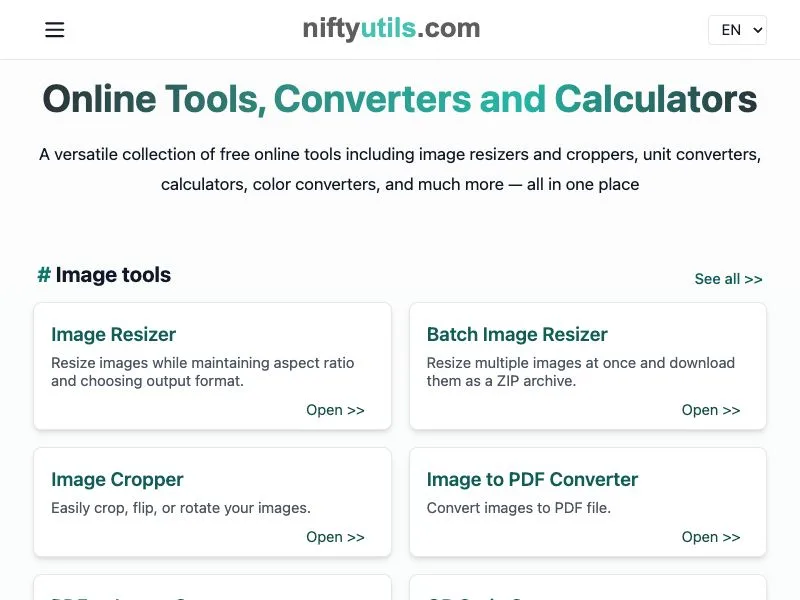 NiftyUtils screenshot
