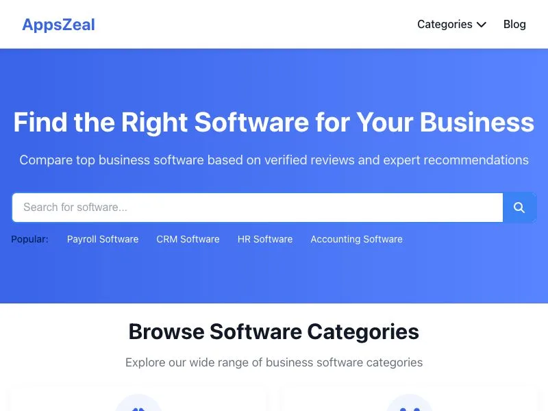 AppsZeal screenshot