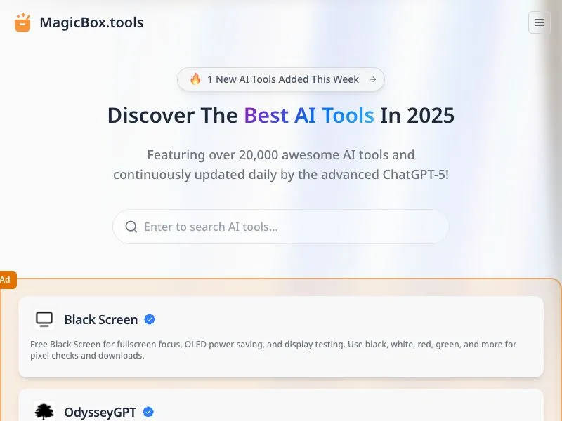 Magicbox screenshot