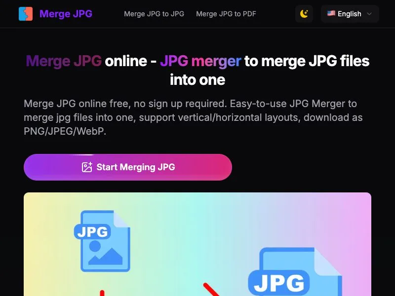 Merge JPG screenshot