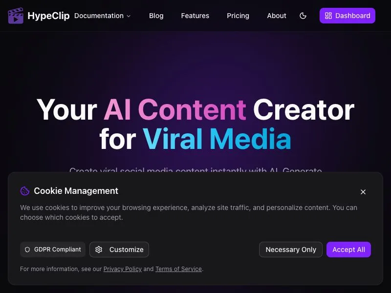 HypeClip screenshot