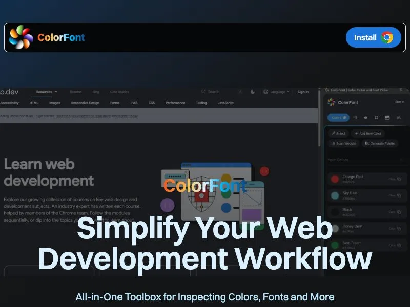 ColorFont screenshot