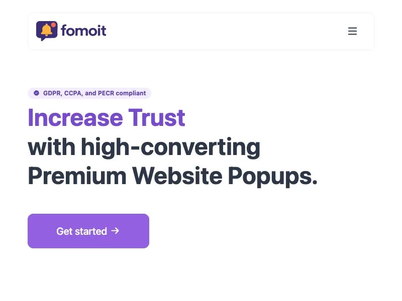 Fomoit screenshot