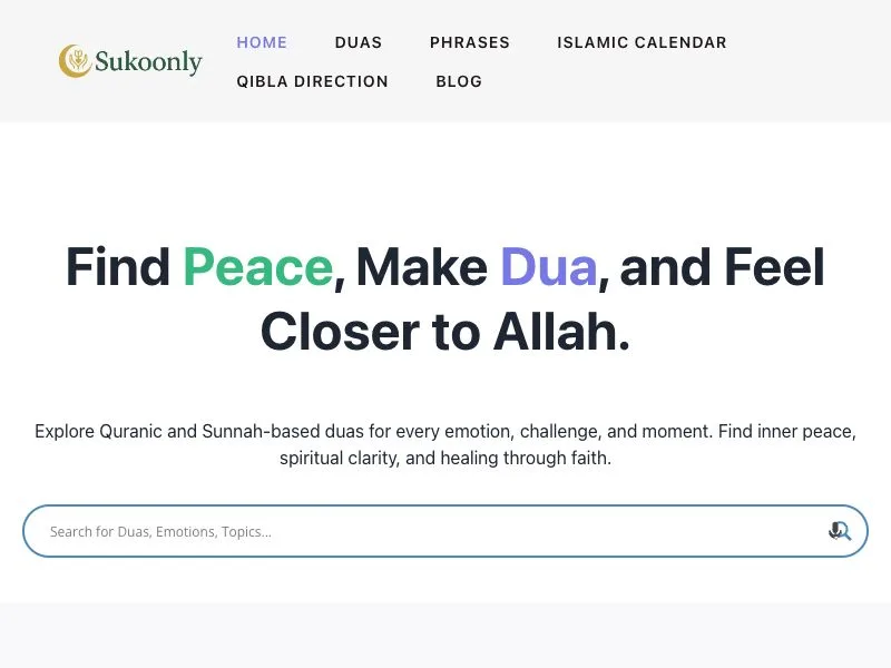 Sukoonly screenshot