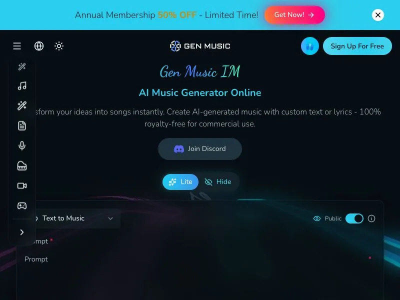 Free Ai Music Generator screenshot