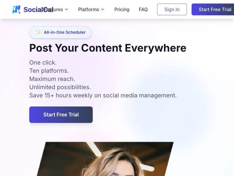 SocialCal screenshot