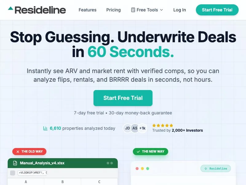 Resideline screenshot