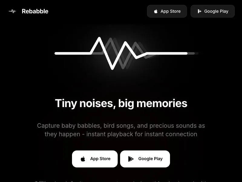 Rebabble screenshot
