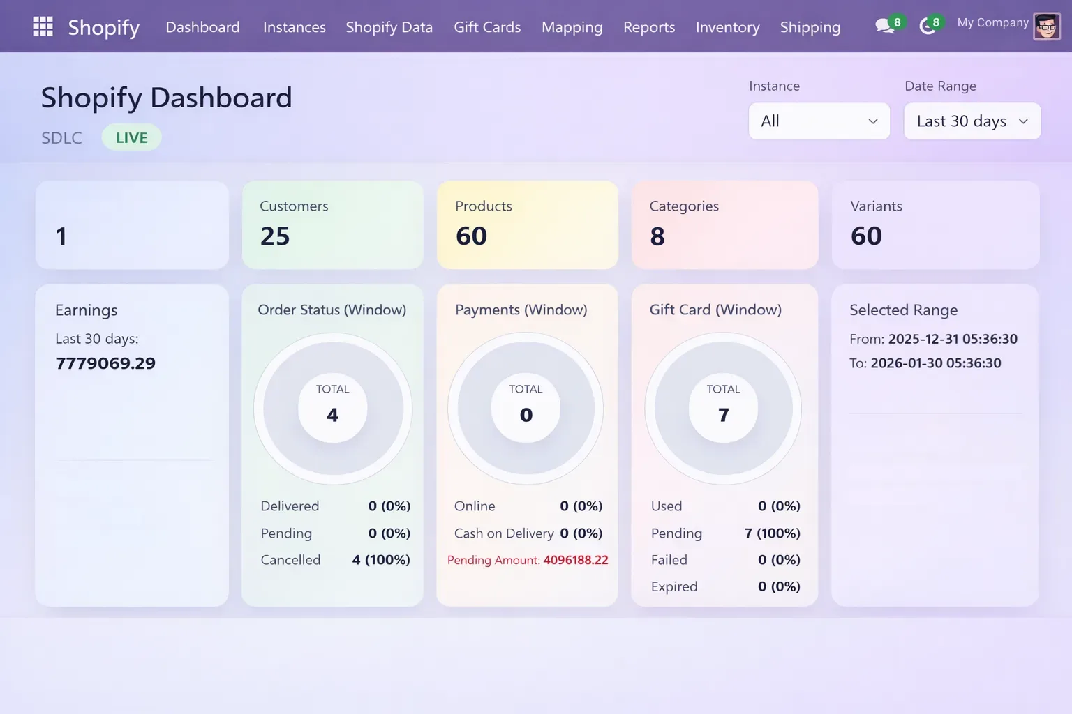 Shopify Odoo Connector screenshot