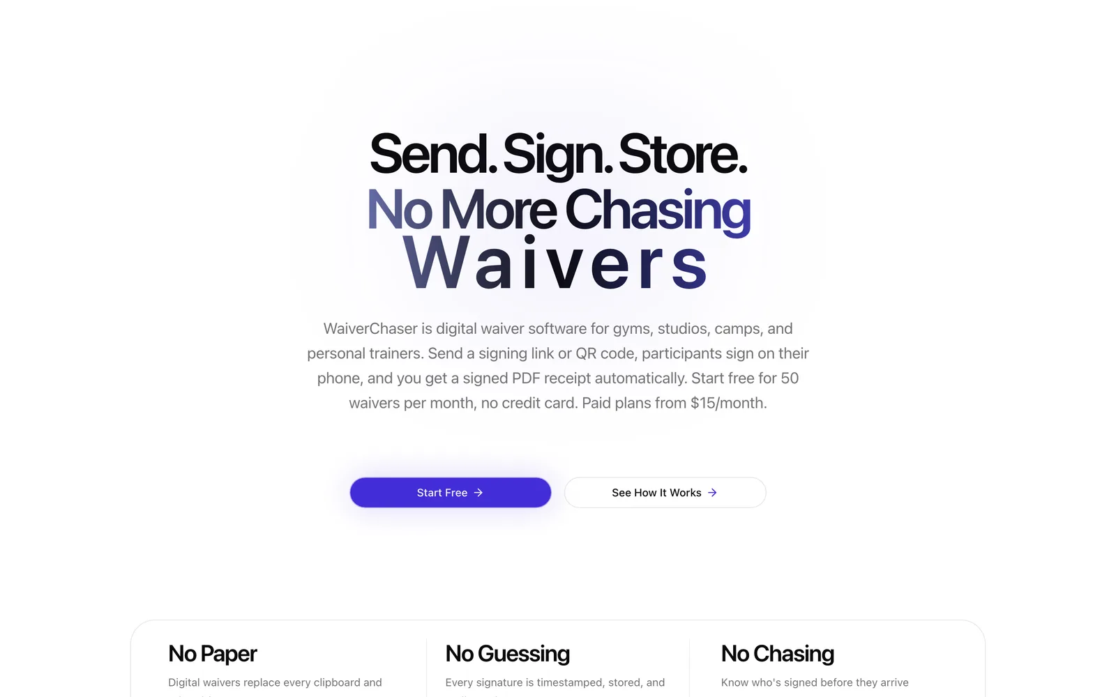 WaiverChaser screenshot