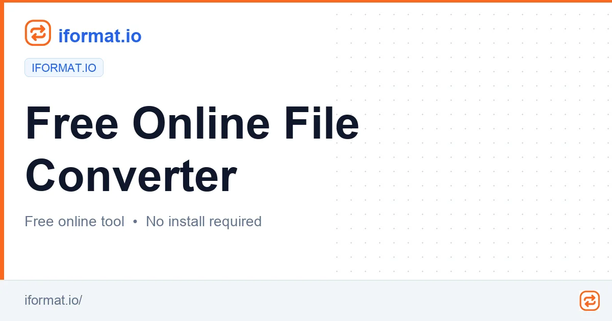 iFormat.io screenshot